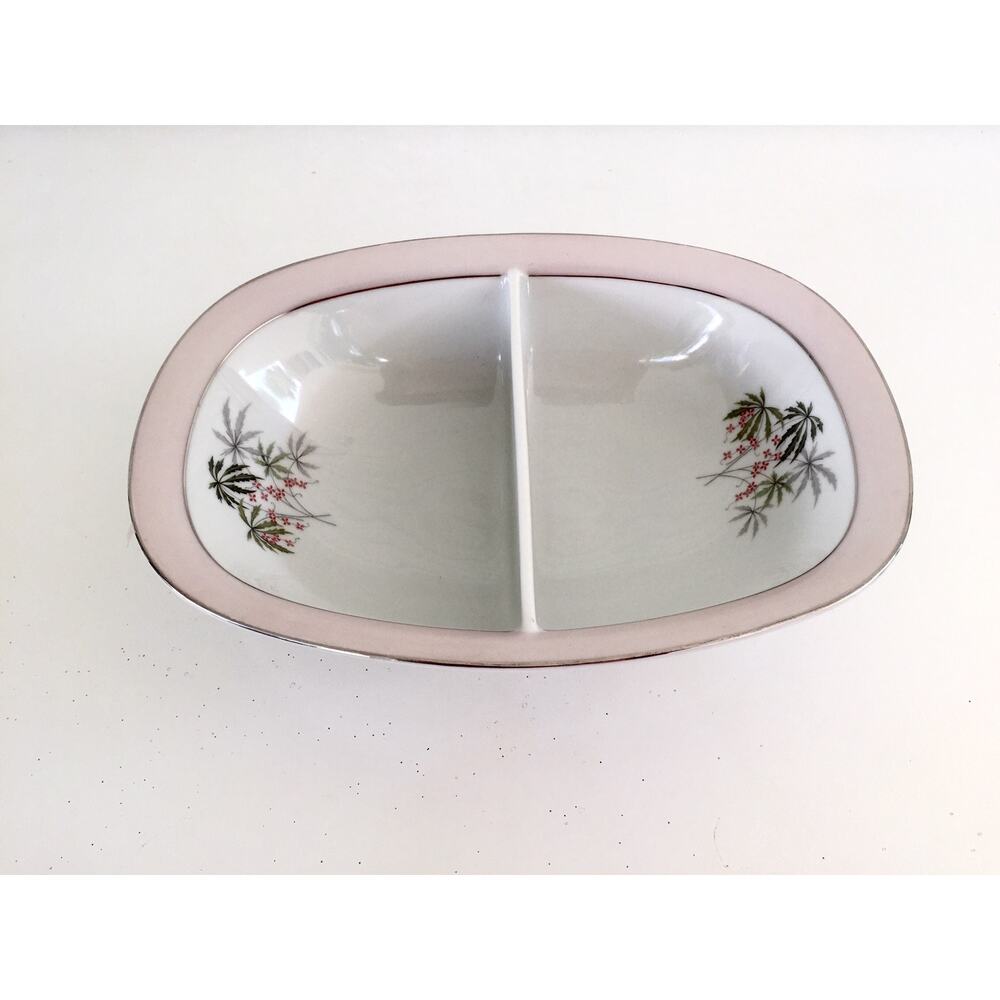 Rare Franconia Krautheim Palm Springs Divided Serving Bowl